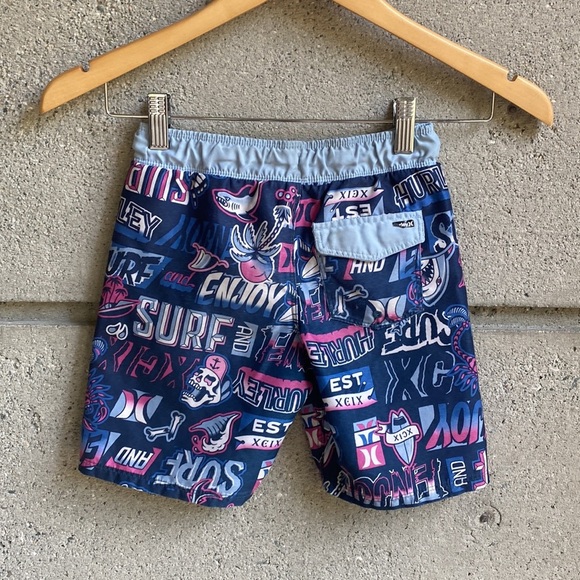 Sz 6 Kids Hurley Boardies “Grafitti” - Picture 4 of 11